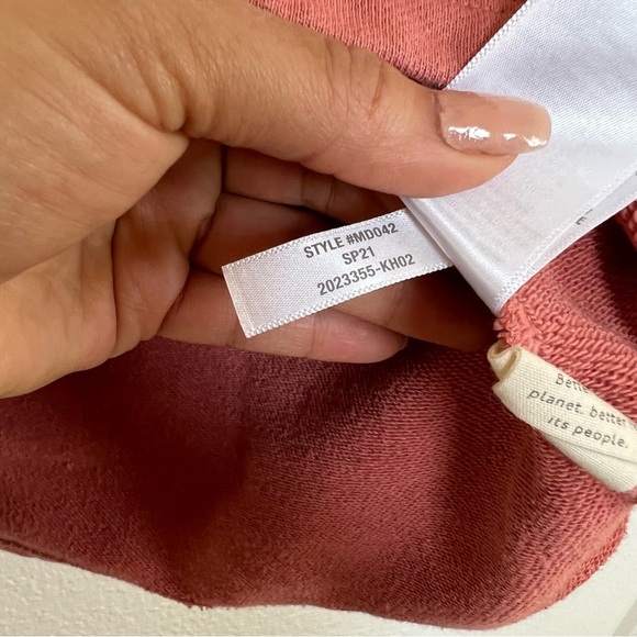 Madewell- (Re)sourced Cotton Relaxed Hoodie Sweater - Picture 6 of 7